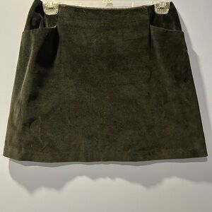 BANANA REPUBLIC Black Velvet Skirt